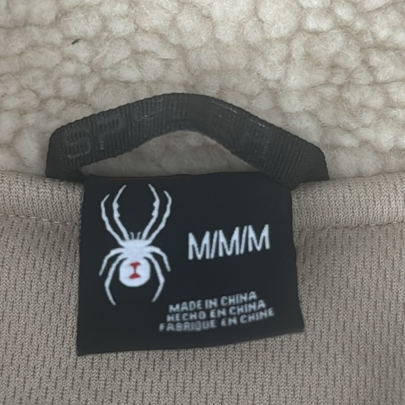 NEW Unisex Spyder Sherpa Vest in Natural Color - Picture 2 of 8